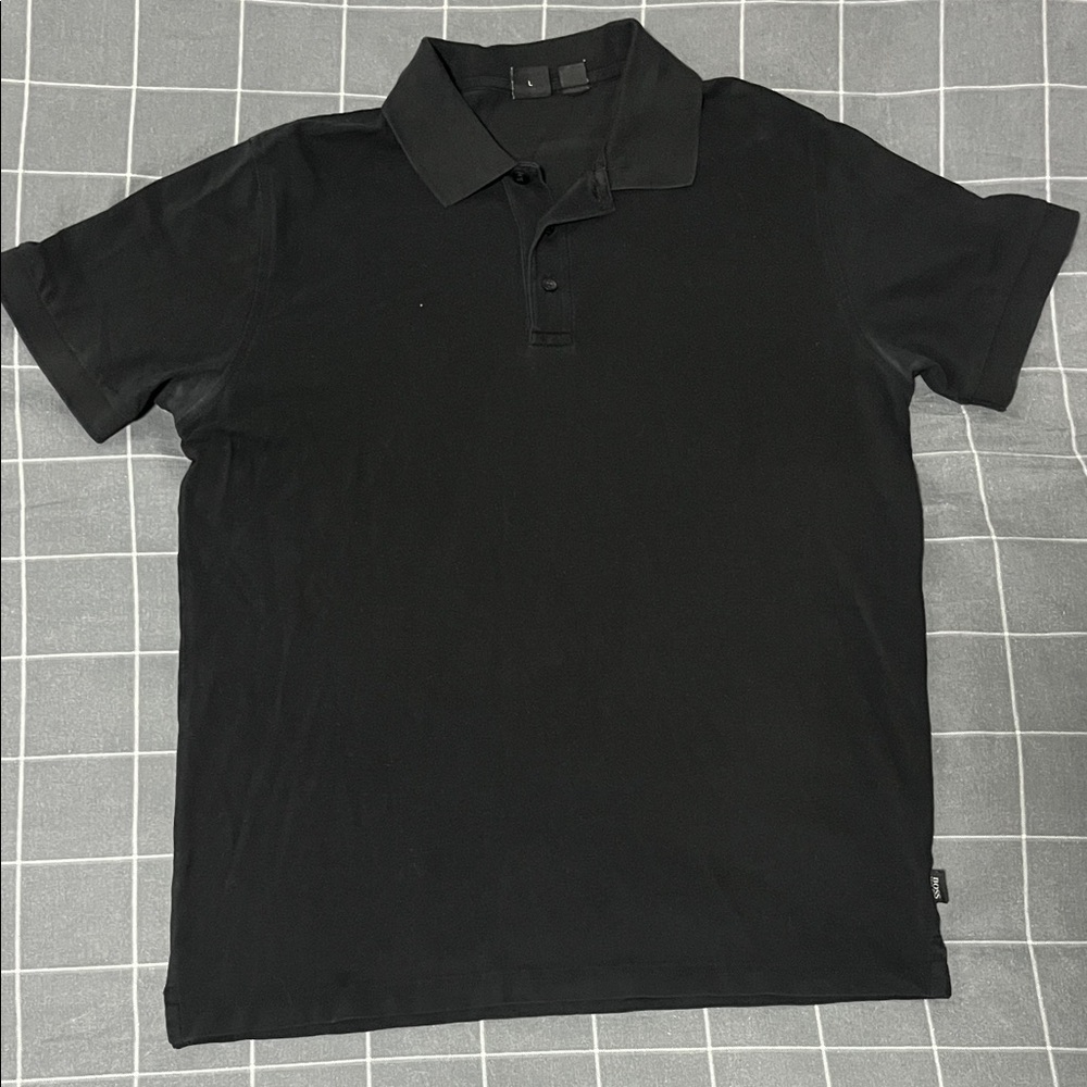 Boss Classic Black Polo Shirt